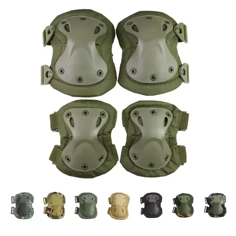 Tactical Knee Pad Elbow CS Military Protector Army Airsoft Outdoor Sport Hunting Kneepad Safety Gear Knee Protective Pads view 2