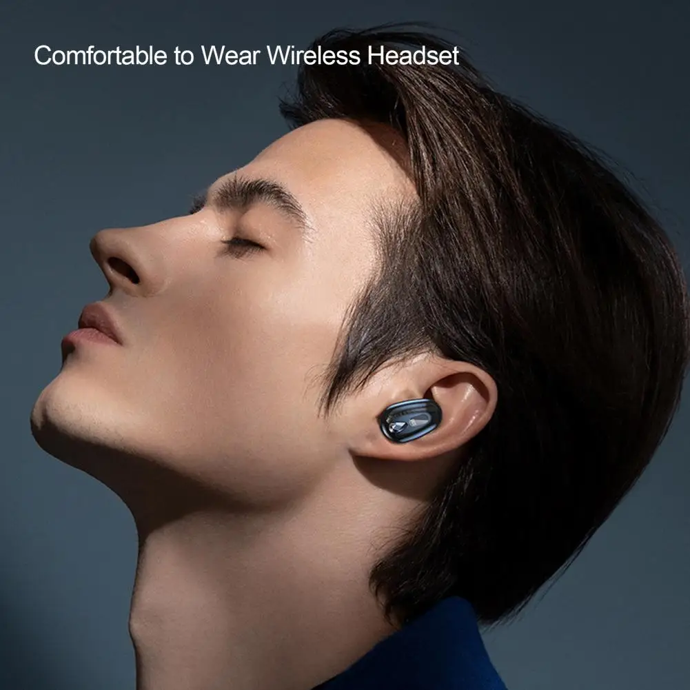 1 Set Wireless Earphone Bluetooth-compatible 5.2 Stereo Surround Diamond Shape Button 200mAh Premium Fidelity Sound Quality Wire