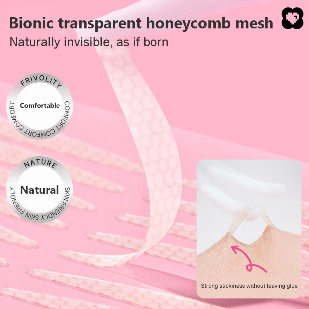 ROCK SWEET 240 Pezzi Adesivo Per Doppia Palpebra Impermeabile Miscela Invisibile Traspirante Nastro Per Doppia Palpebra Naturale Traceless