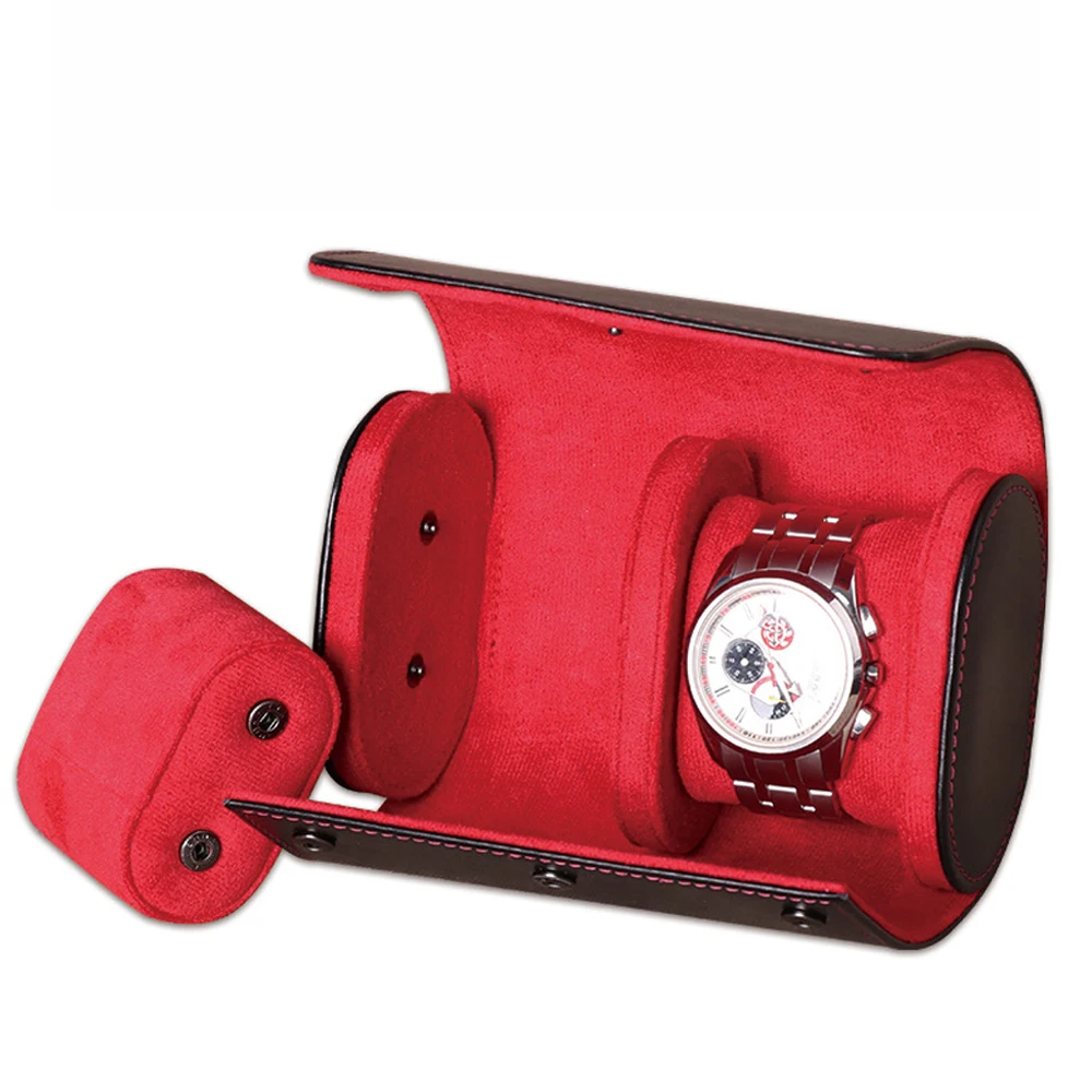 Premium Pu Leather Travel Watch Storage Pouch Case For Men And Women_voghion.com