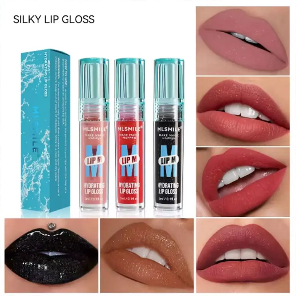 

Fine Glitter Matte Glitter Liquid Lipsticks Easy To Color Moisturize Velvet Liquid Lip Glaze Non-Stick Cup Long-lasting