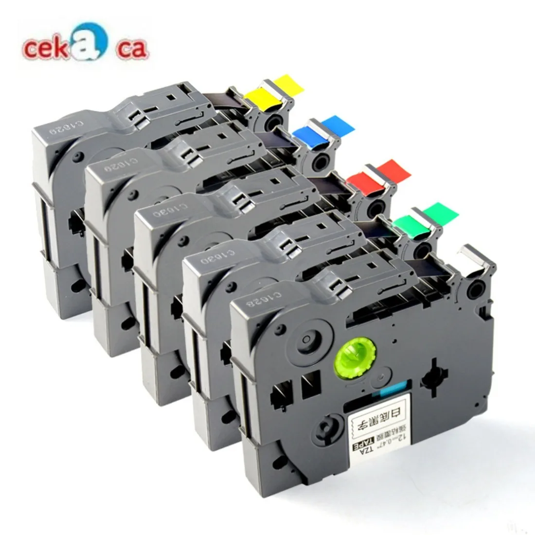 

Цветная лента CEKACA для Brother 6 мм, 9 мм, 12 мм, 18 мм, 24 мм, E115b, D210 P900, лента для этикеток принтера