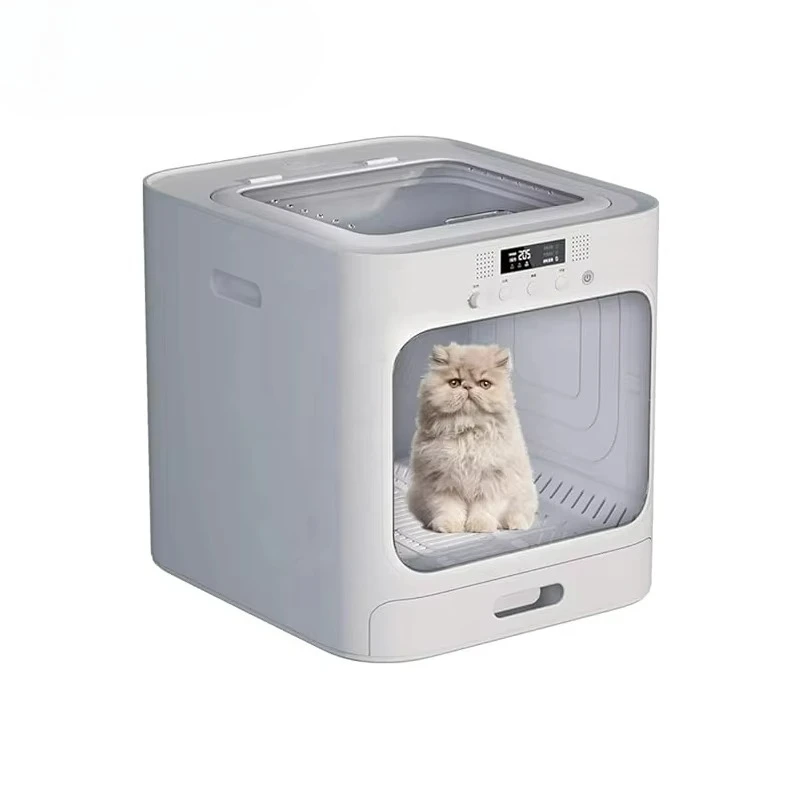 

Smart Pet Dryer for Small Dogs/Cats Plastic 60L Capacity Fast Drying & Safety Protection Bathroom Use Wholesale