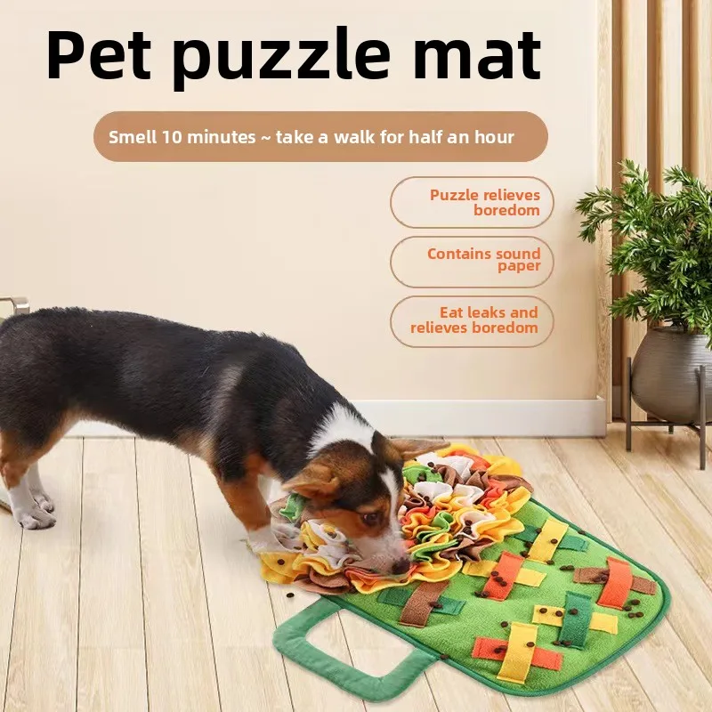 

Pet Dog Sound Pad Feeding Toys Relieve Boredom Artifact Hidden Food Consumption Pull Ring Puzzle Slow Food Training Toys