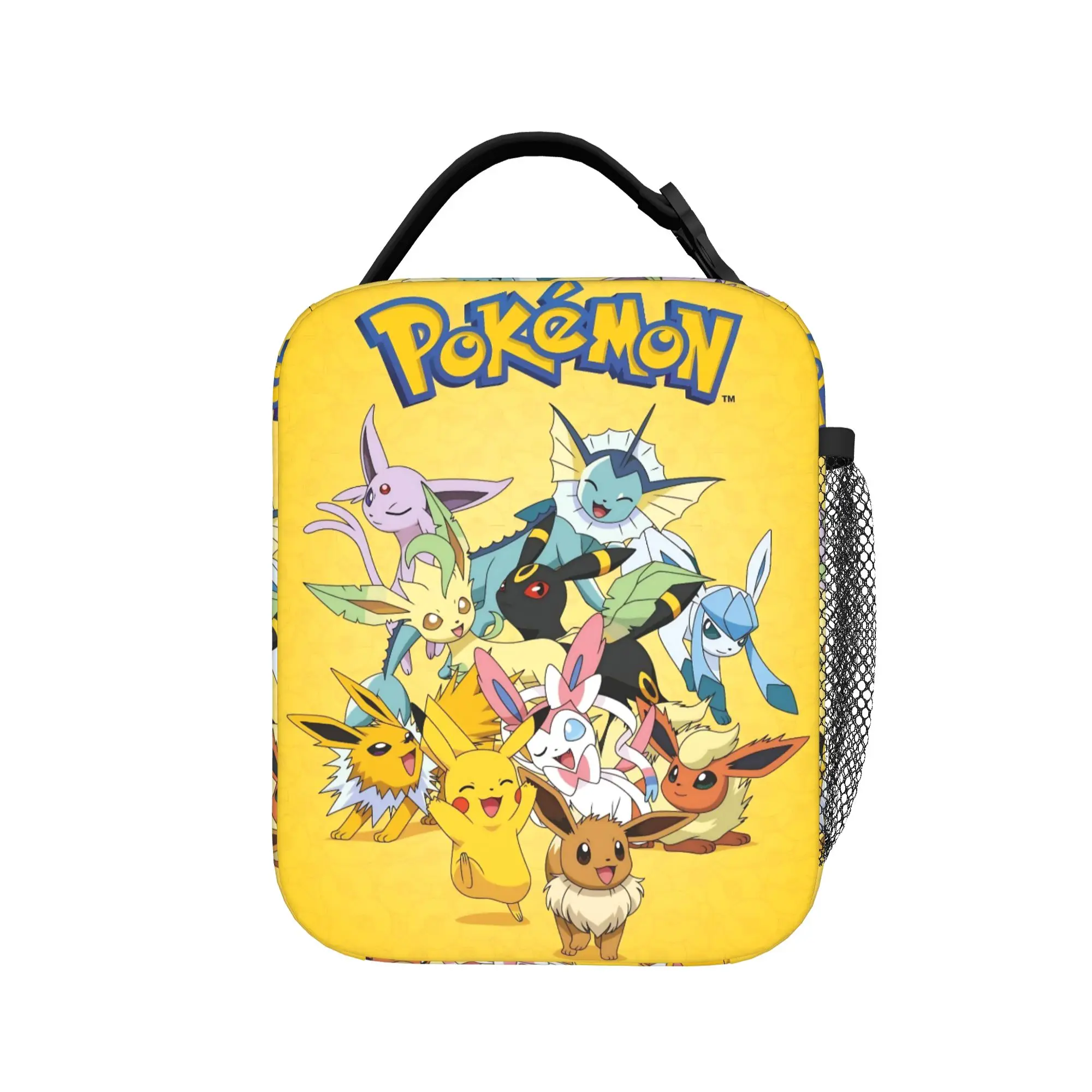 

Pokemon Cartoon Insulated Lunch Bags Thermal Bag Meal Container Cute Game Leakproof Tote Lunch Box Bento Pouch School Picnic