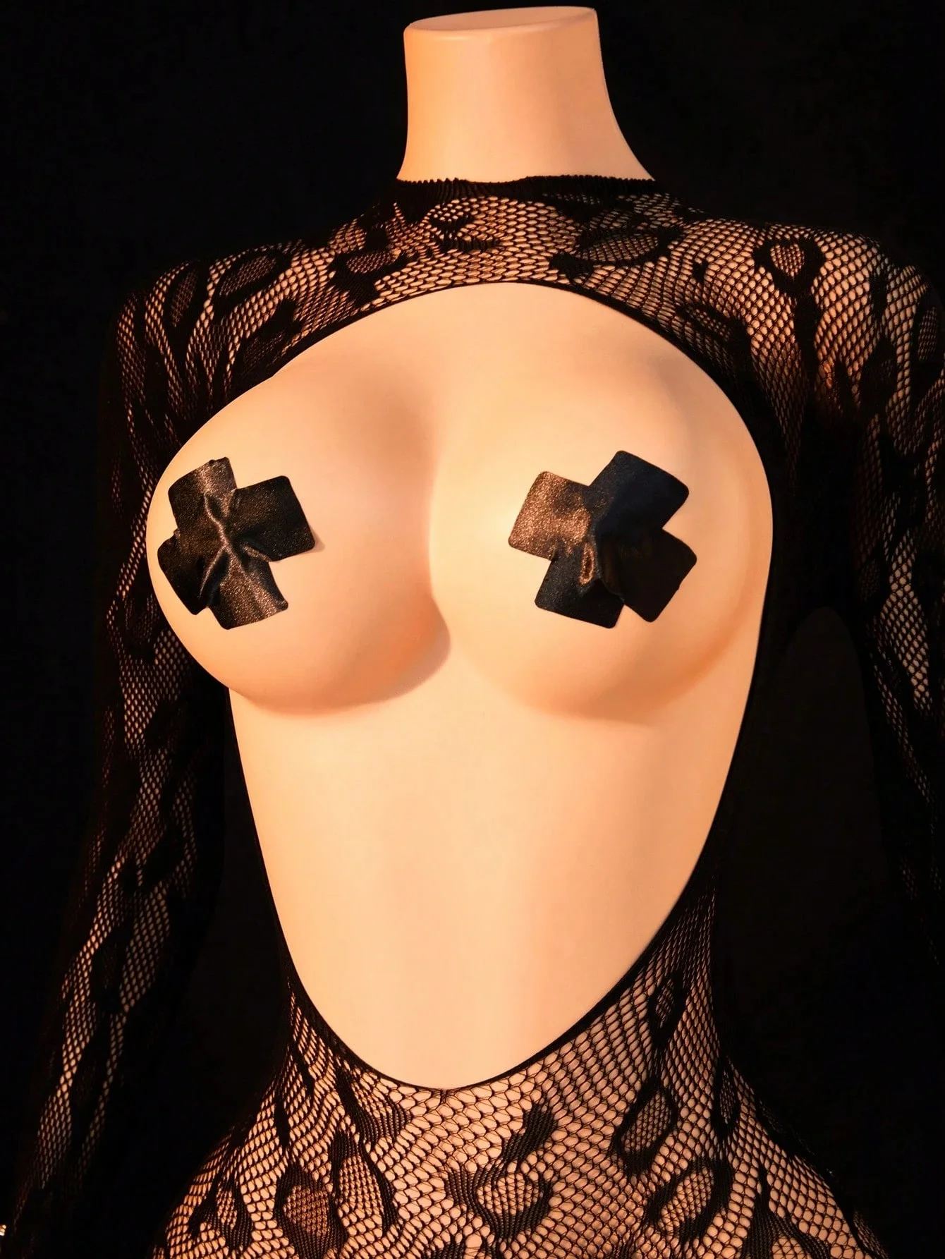 New Style Desire Underwear Hot Women Breastless Bodystocking Crotchless Sex Lingerie Erotic Babydoll Open Bra Porn Tights image 6