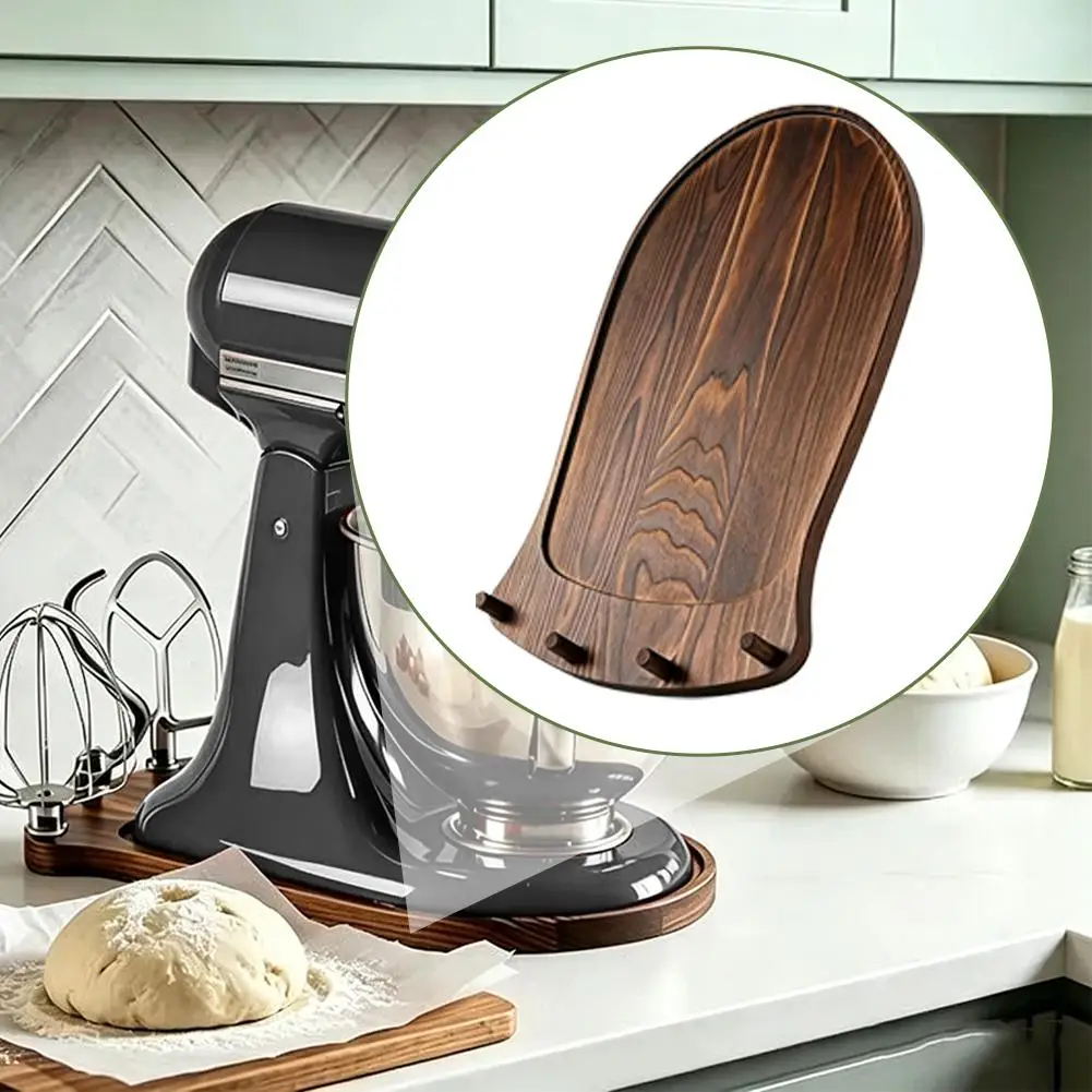 Kitchen Aid 5.5-7Qt Wooden Mixer Slider, Sliding Pad, Countertop Mobile Tray, Stand Mixer Mobile Accessories for Kitchen Aid