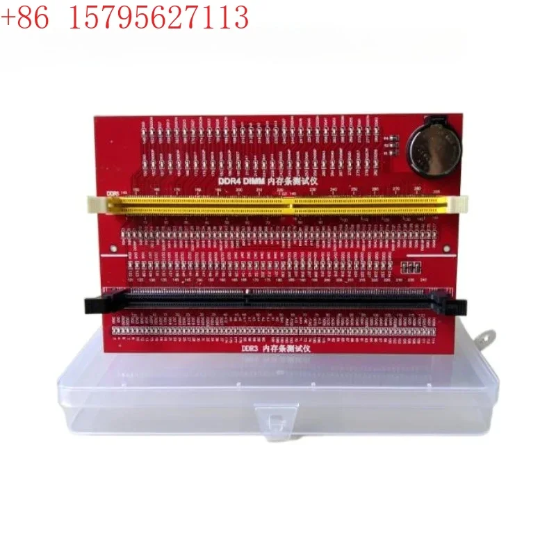 

Инструмент для определения модулей памяти DDR4/DDR5, тестер для обслуживания материнских плат настольных ПК и ноутбуков, внешний светодиодный индикатор