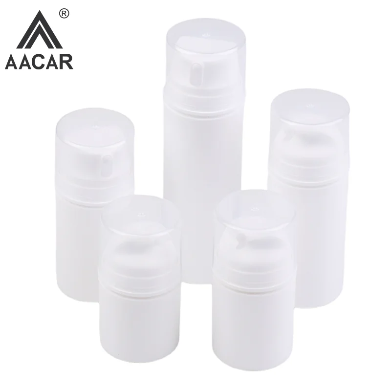 Refillable Empty Pump Bottles Plastic Mini Lotion Vacuum Cosmetic Containers Travel Emulsion Dispenser 35/50/75/100/150/200g