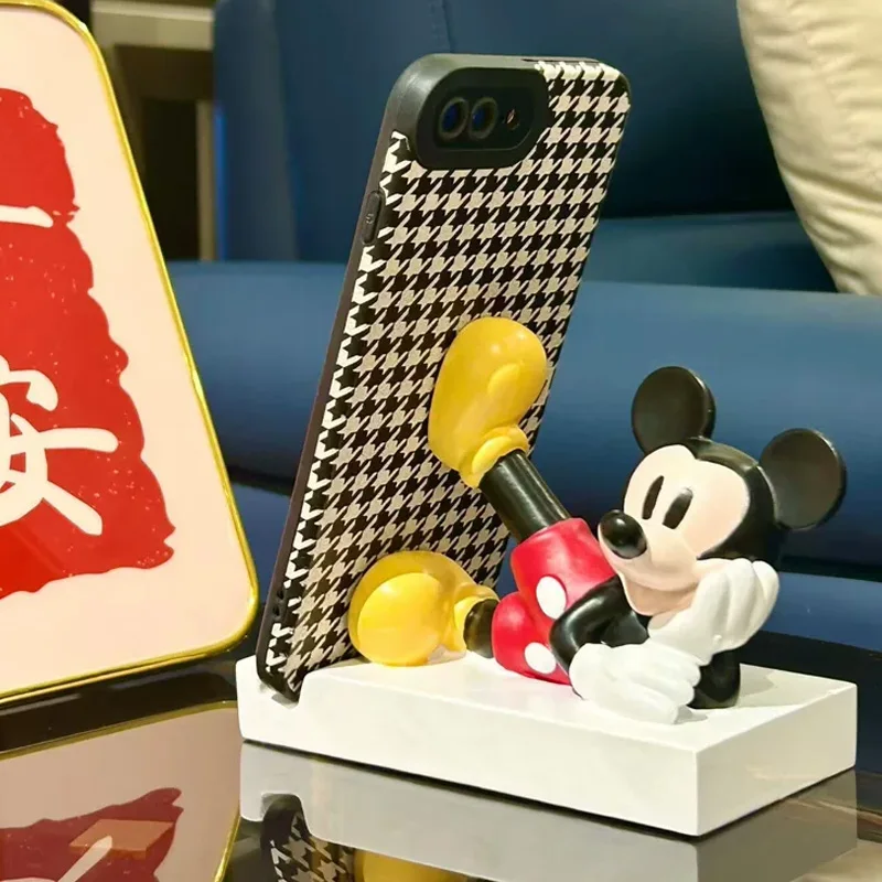 

Miniso Mickey Mouse Minnie Sitting Mobile Phone Support Cartoon Cute Ipad Tablet Bracket Children's Gift Furniture Decoration