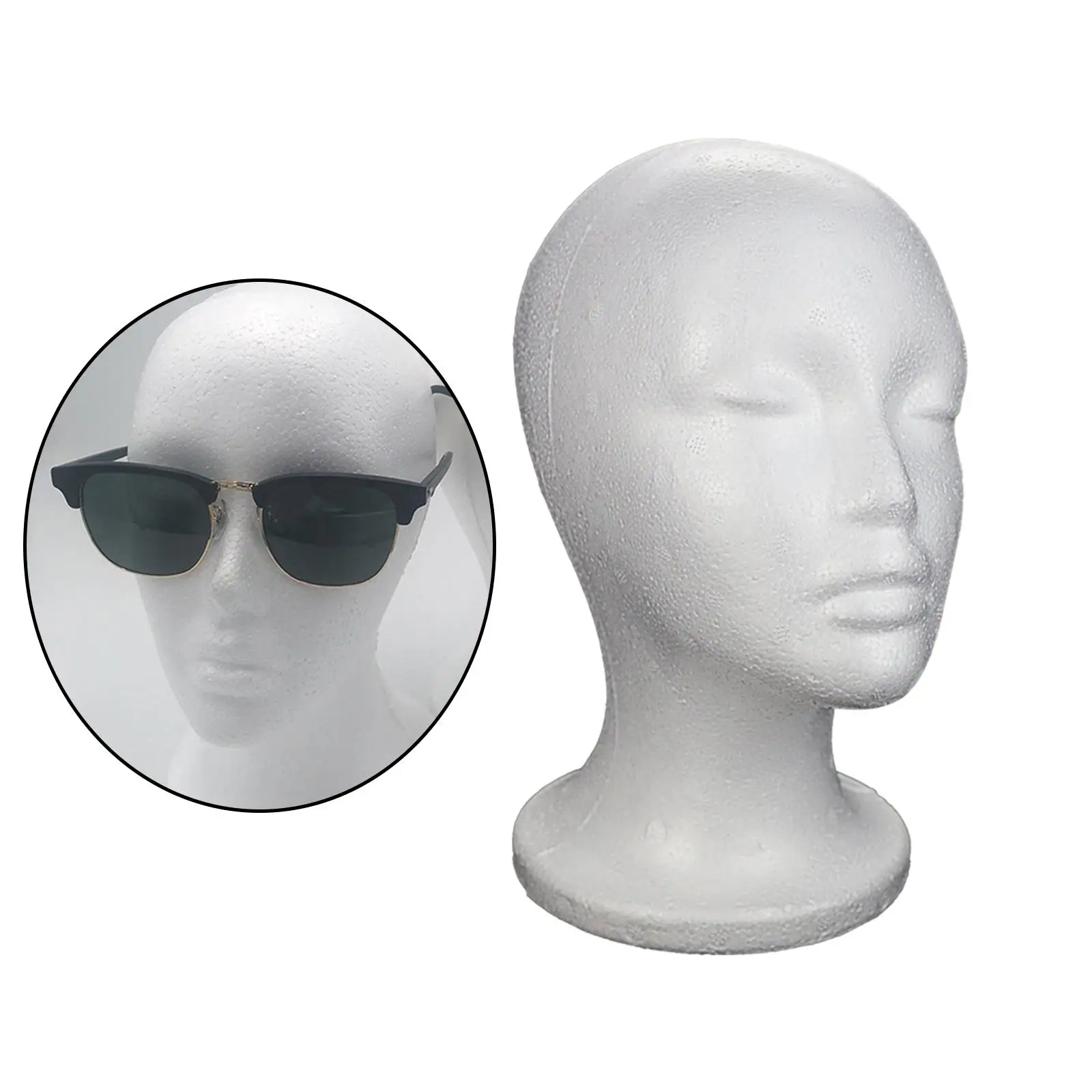 Female Foam Mannequin Head Hat Caps Wig Display Holder Accessories Fashion Styrofoam Foam Head Wig Stand