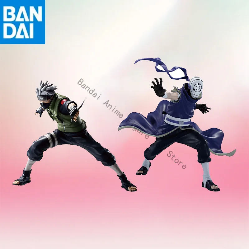 

in stock Original Genuine BANDAI NAMCO BANPRESTO NARUTO Shippuden VIBRATION STARS Hatake Kakashi and Uchiha Obito Figure model