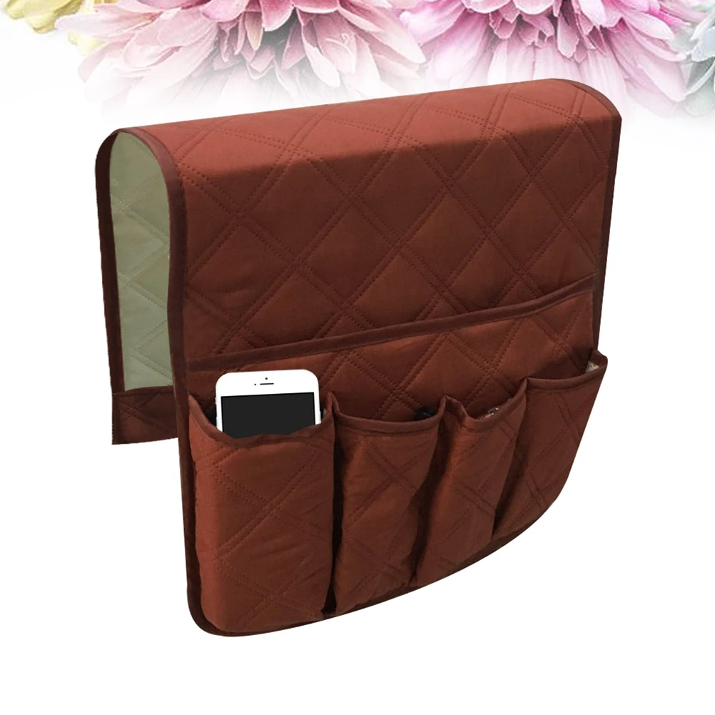 

Felt Fabric Sofa Side Storage Bag Bedside Hanging Organizer Large Capacity For Dorm Car Bed Rails With Mesh Easy
