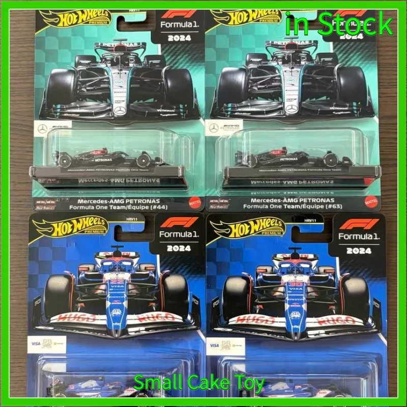 Coche Original con etiqueta dorada, modelo de carreras F1, VISA Sauber Williams Fleet HRV11 1/64, vehículo de fundición a presión en miniatura de aleación