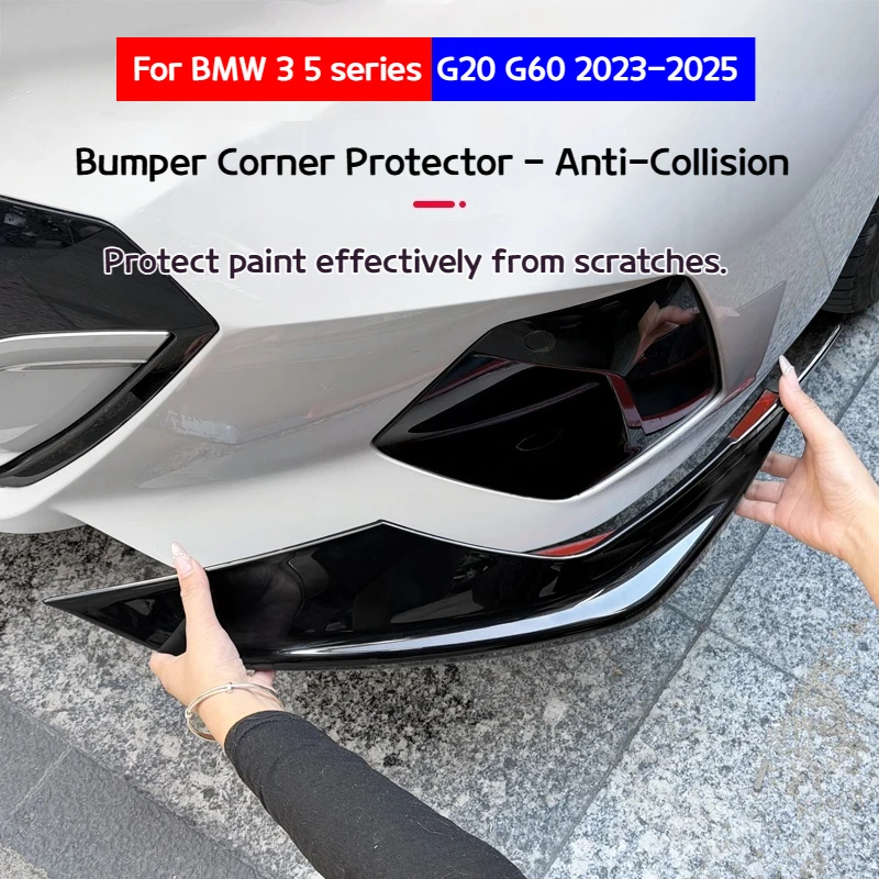 

For BMW3 5 series i3 G20 G60 2023-2025 Front bumper corner protection trim front lip front bumper impact bar exterior component