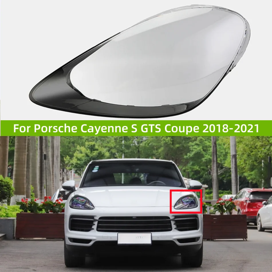 

For Porsche Cayenne S GTS Coupe 2018 2019 2020 2021 Vehicle Accessories Front Lamp Glass Replace The Original Lampshade