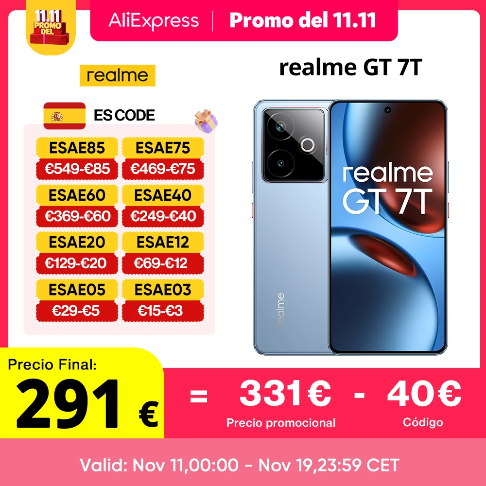 realme GT 7T Smartphone 5G 2025 nouveau Mediatek 8400-Max 7000Mah Titan batterie 120W Ultra Charge 6.8 ''120Hz affichage Version mondiale realme GT 7T Smartphone 5G 2025 nouveau Mediatek 8400-Max 7000Mah Titan batterie 120W Ultra Charge 6.8 ''120Hz affichage Version mondiale