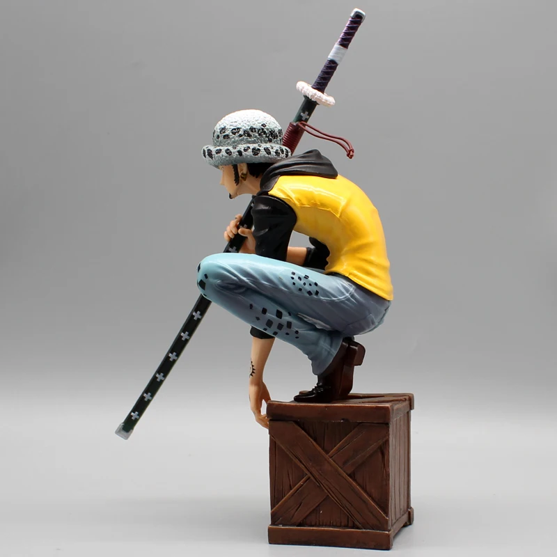 Figurines d'anime ONE PIECE Trafalgar D. Figurines d'action de la loi de l'eau, pays Wano, une pièce, modèle en PVC, jouets de collection, beurre, cadeaux, 21cm