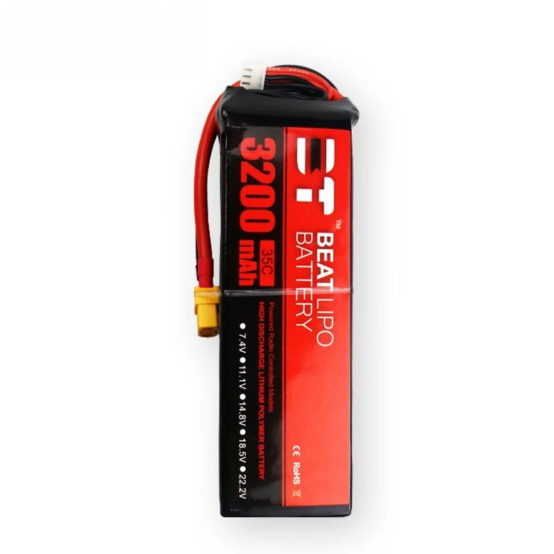 3200mAh 6S 22.2V 35C T/XT60 LiPo Battery for RC Quadcopter Helicopter FPV Racing Drone Spare Parts 6s Rechargeable Battery
