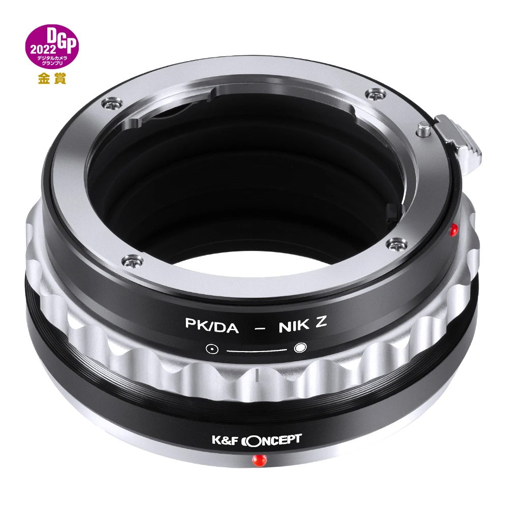 K&F Concept PK/DA-NIK Z Adapter for Pentax DA K Mount Lens to Nikon NIK Z Mount Camera Zfc zf Z30 Z50 Z5 Z6 Z8 Z9 Lens Adapter