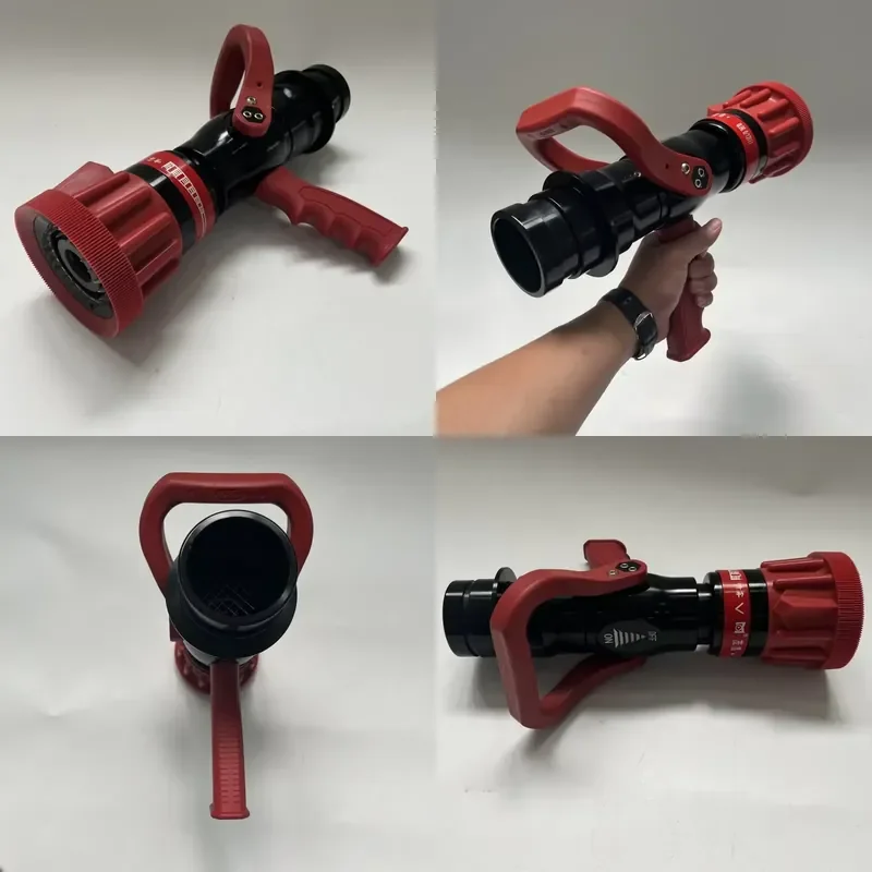

2026 Durable 6061-T6 Aluminum Firefighting Nozzle with 7N m Low Torque Valve & Anti-Kink 360° Rotatable Coupling Fire Water