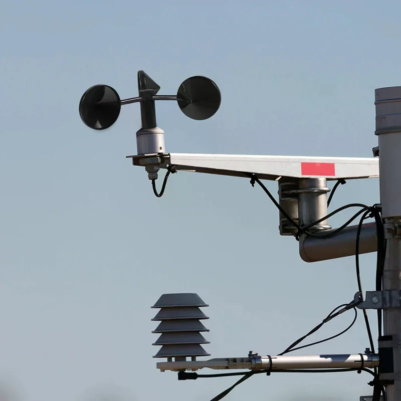 Anemometer Wind-speed Monitoring Sensor Wind 3-cup Wind Sensor Wind Speed Wind Direction Sensor Anemometer Supply