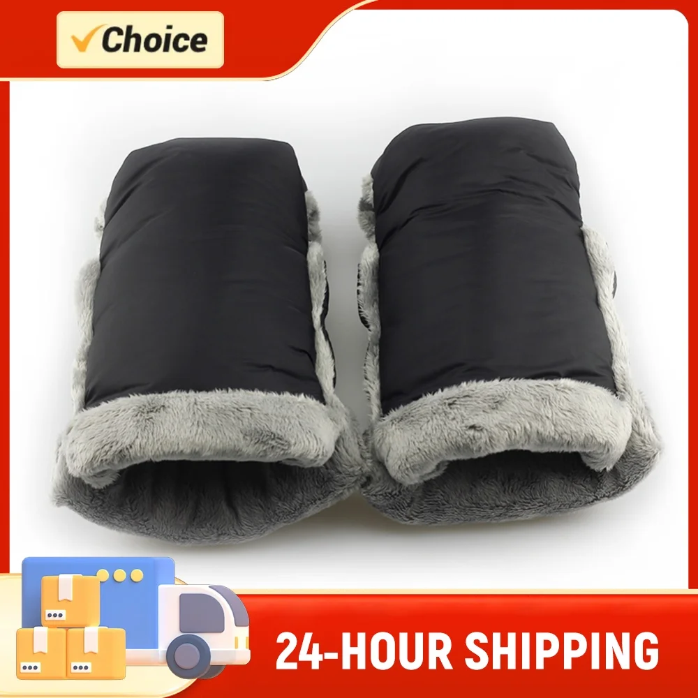 Carriage Hand Cover Waterproof Pushchair Thermal Gloves Thickened Stroller Muff Gloves Stroller Accessories