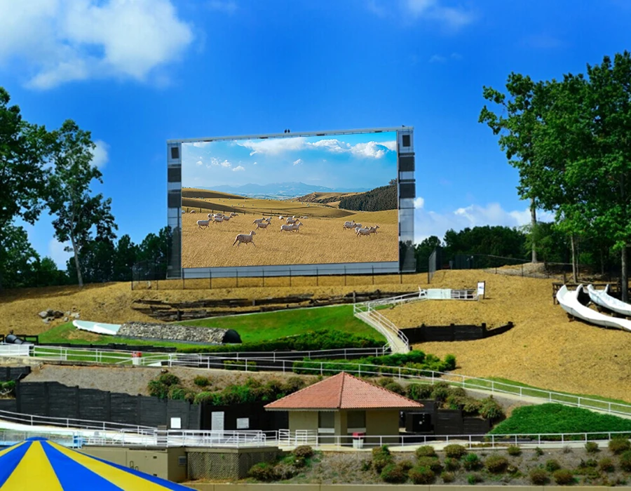P6 Outdoor LED Display Billboard Panel 1920hz 12 Square Meters Video Wall 6mm IP65 2 Years Warranty 140 Iron Display Screen