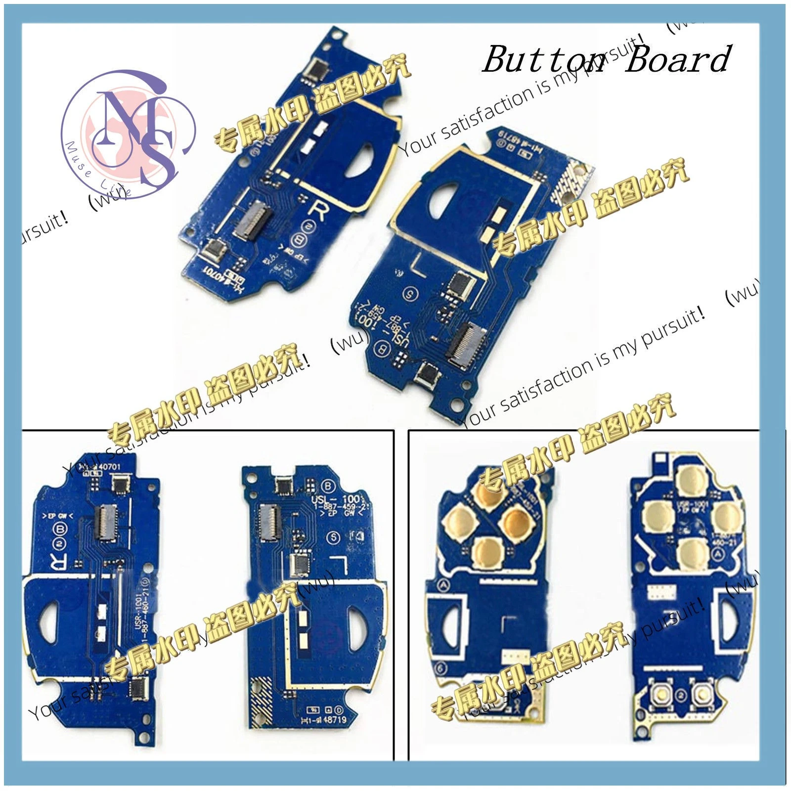 Right / Left Directional Button Circuit Logic Board Replacement Parts For PlayStation Vita 2000 2001 Game Controller Accessories