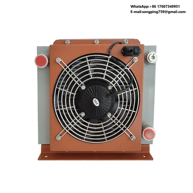 China Manufactured Aluminum Air Cooled Oil Cooler Radiator  Hydraulic Oil Cooler New Condition Engine Motor Included