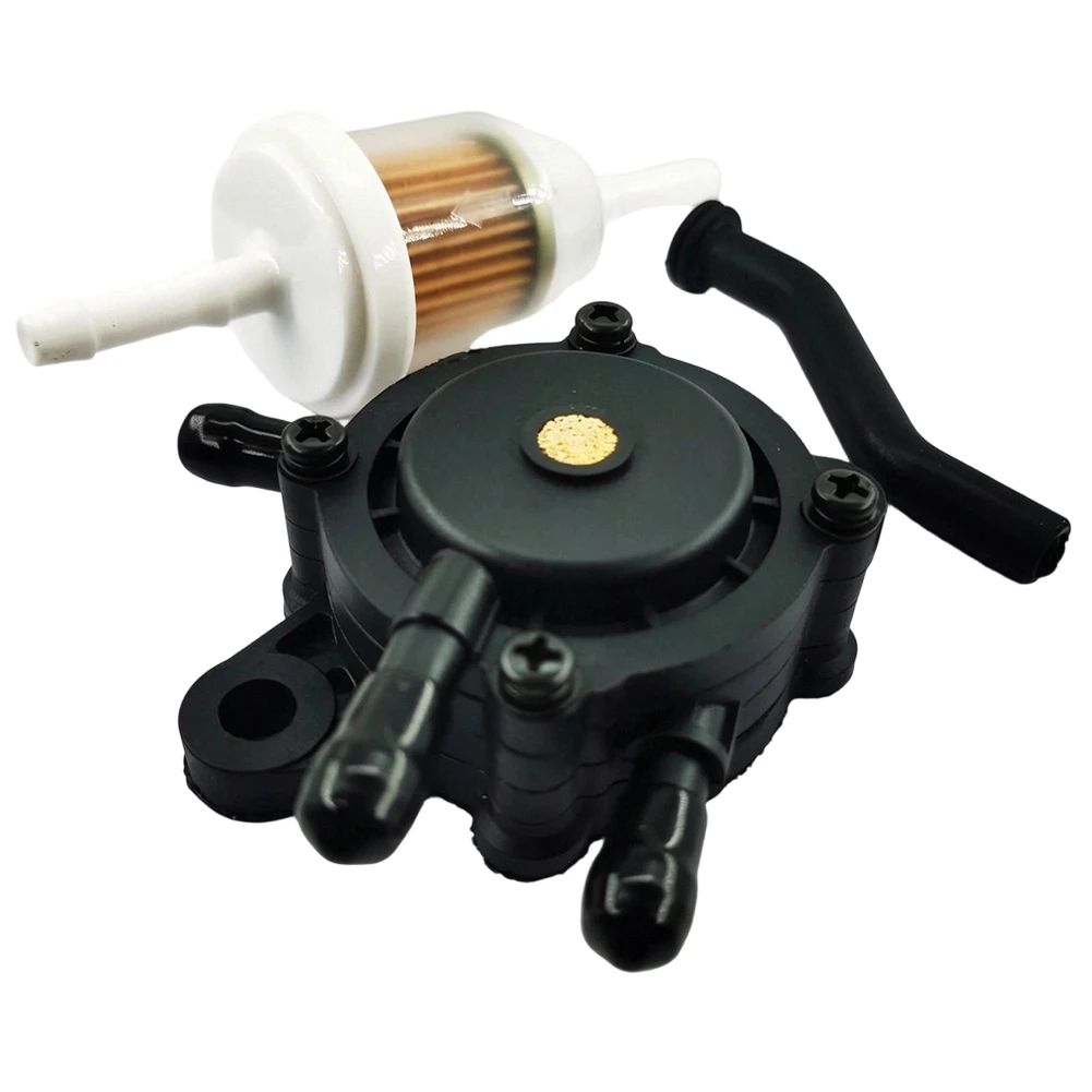 808492 Fuel Pump for Lawn Mowers and Tractors with Integrated Am116304 Fuel Filter and 596163 Vacuum Hose Assembly