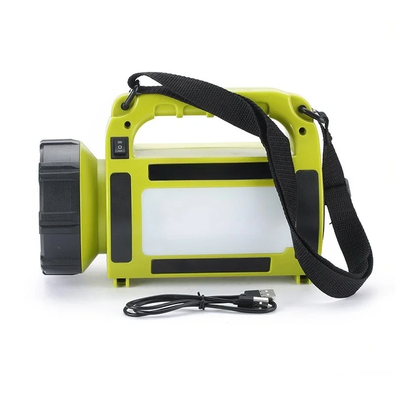 

High-power concentrating flashlight LED camping light, strong light patrol fishing portable light