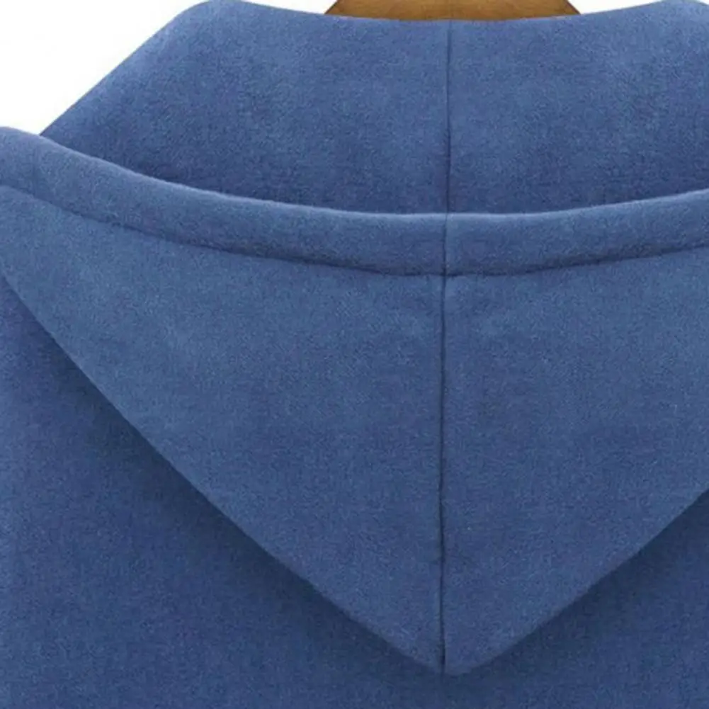 

Women Coat Long Sleeve Coat Stylish Women's Long Hooded Sweatshirt Fashionable Coat with Pockets Zipper Placket for Fall Winter