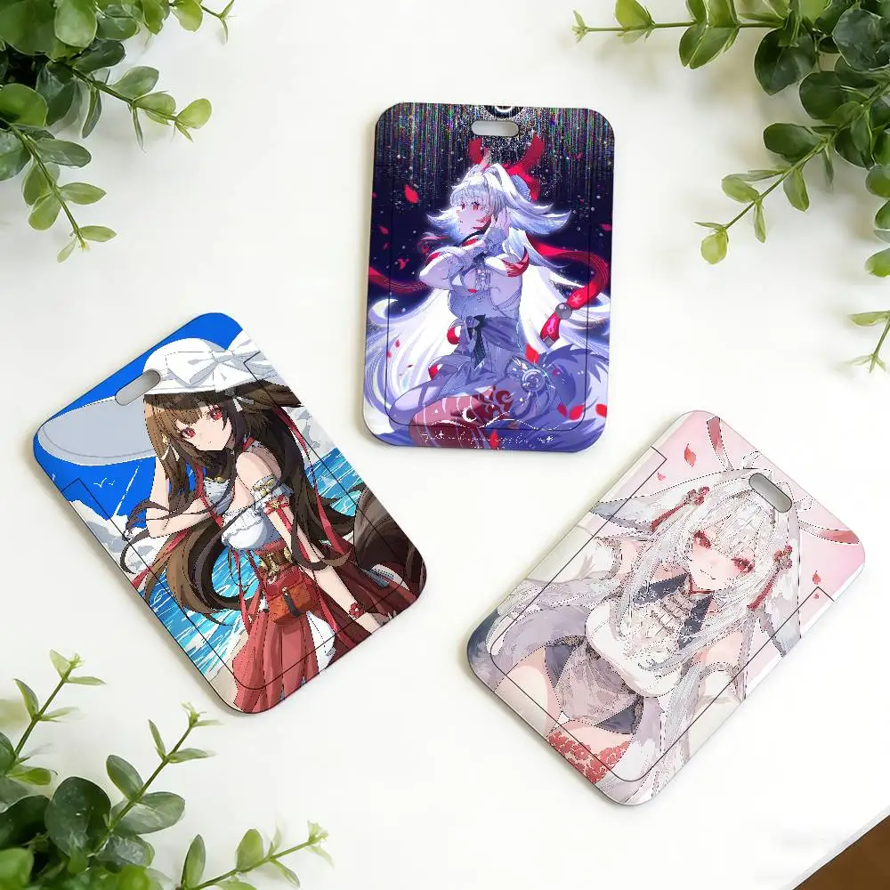 

Game Zenless Zone Zero Ye Shunguang Holder Stitch Card Holders Student Campus Lanyard Cards Holder Neck Straps for Kids Gift