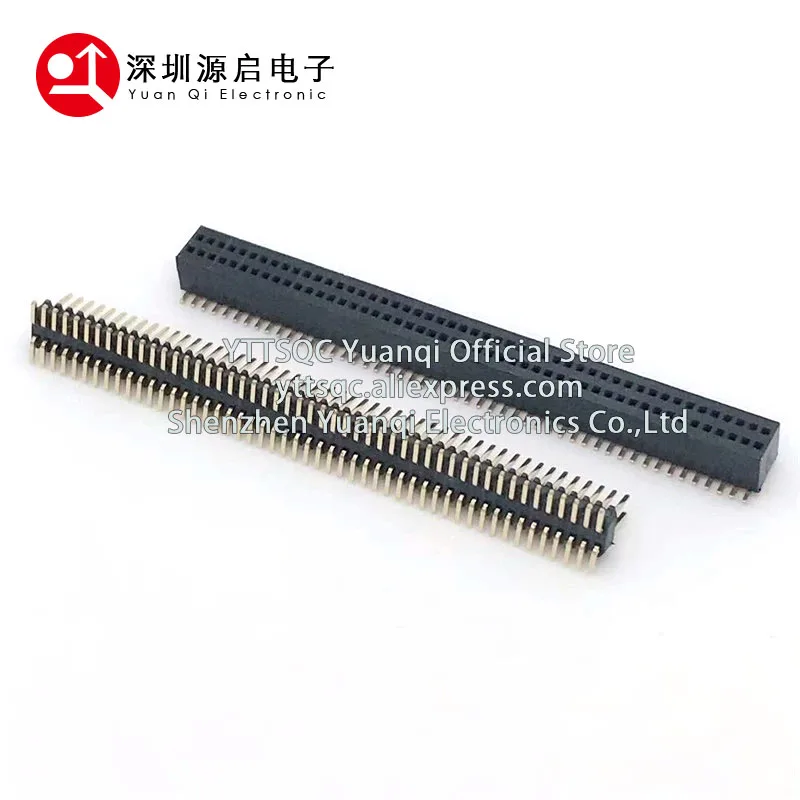 0.8mm Pitch Pin Header Connector Double Dual Row Male Female 2x50Pin 2*50p 100pin PCB Board Socket Pinheader SMT SMD image 2