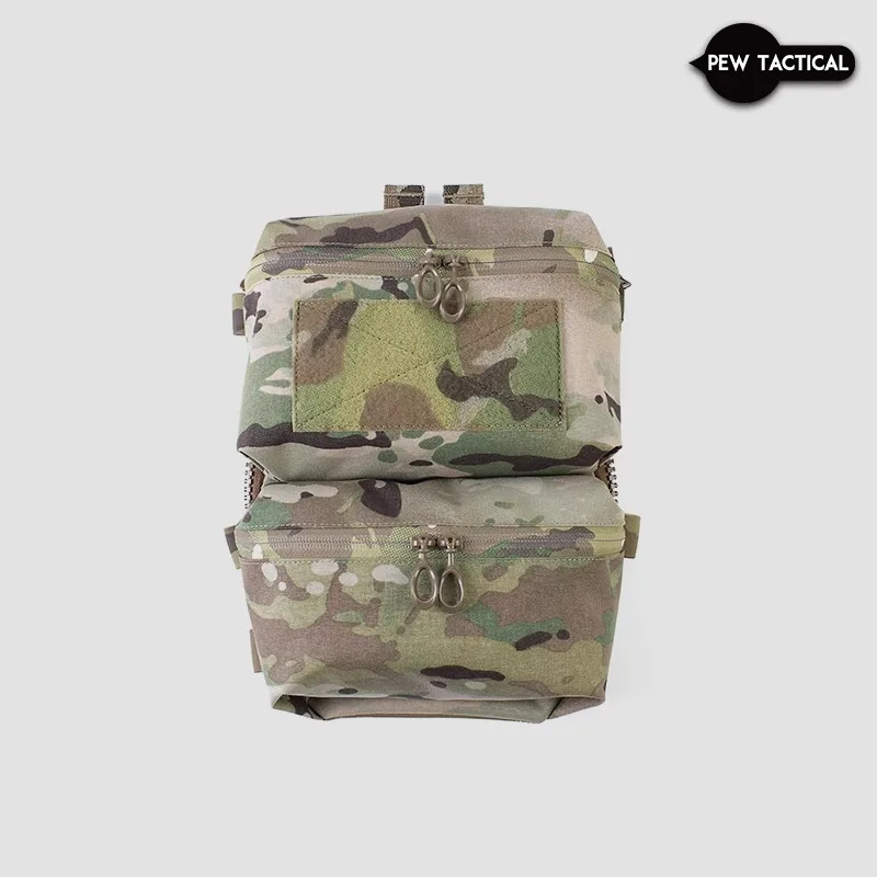 

PEW TACTICAL FERRO STYLE Back Panel Double Pouch FCPC V5 airsoft Accessories BP04