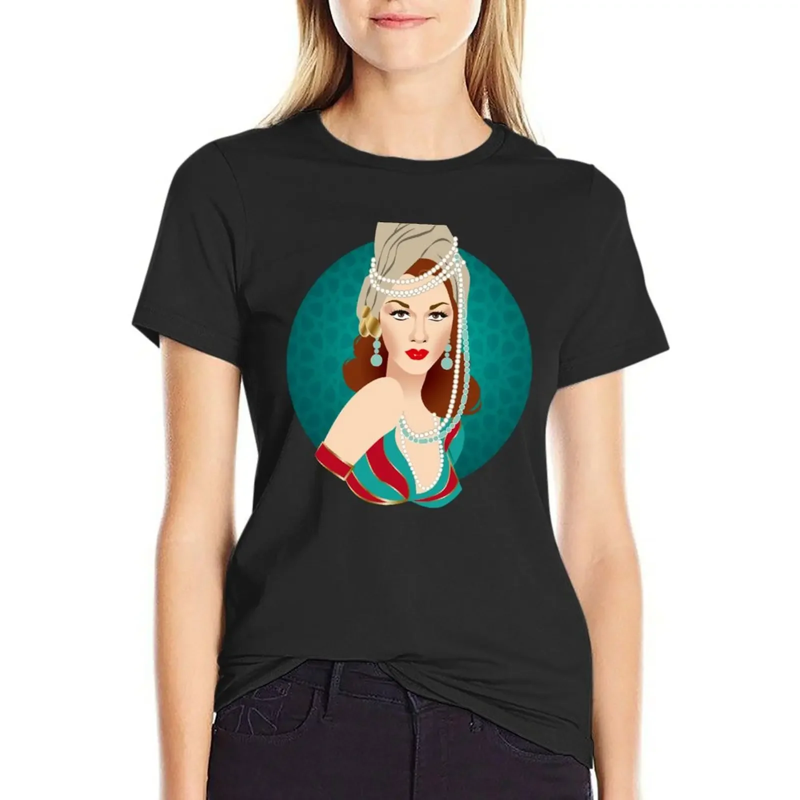 

Maria Montez T-Shirt funnys plain animal print T-shirts for Women