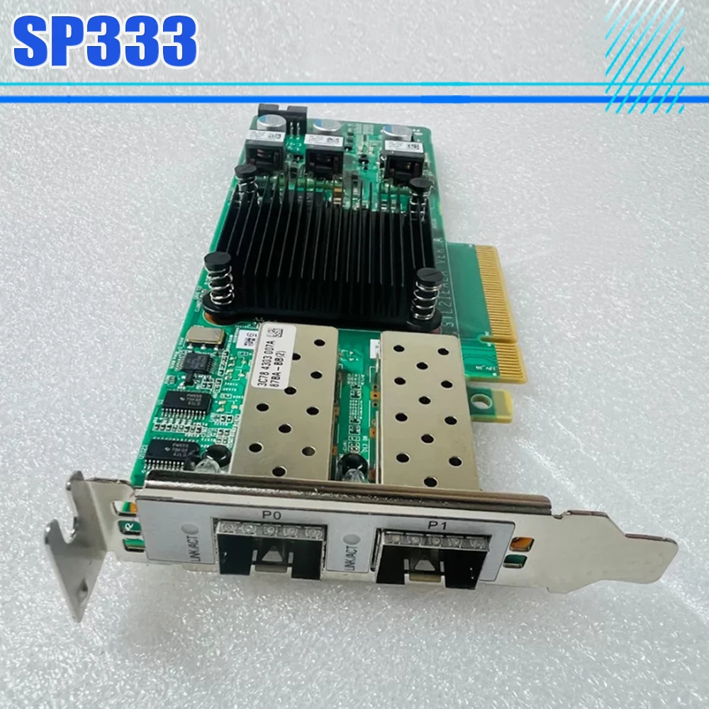 

For HUAWEI SP333 Dual 10 Gigabit Fiber Optic Net-work Card For Mellanox MT27712A0 MCX4121A 02311WTS