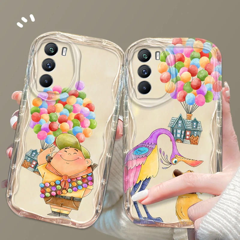 

Disney Cartoon Cute UP Film For Xiaomi Mi 14 12 12T 11 Lite Poco M6 X6 X5 X4 X3 M3 F4 Pro GT NFC 5G Wave Oil Funda Phone Case