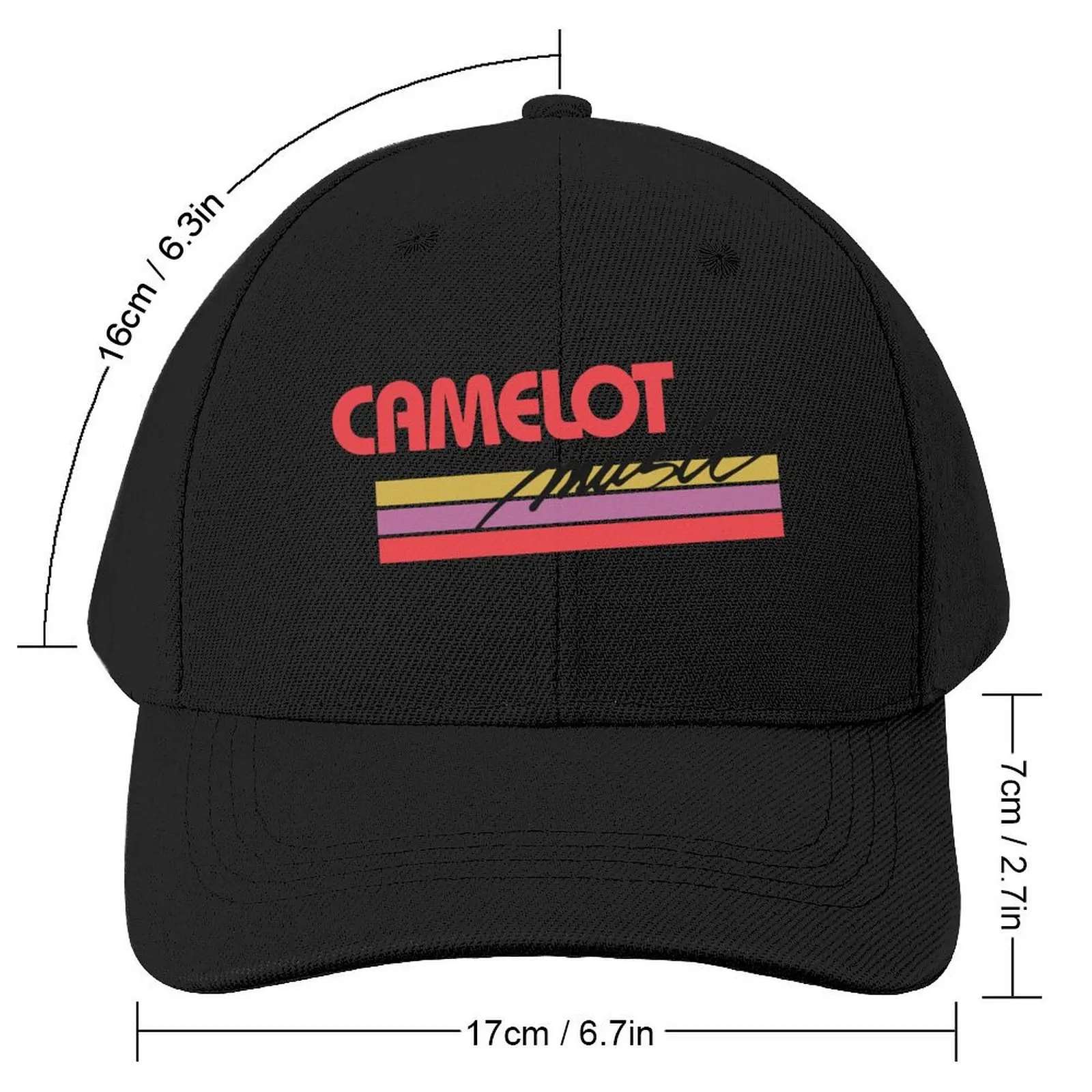 Camelot Music - Retro Record Store Baseball Cap Luxury Hat Fishing cap Trucker Hat Man Women's