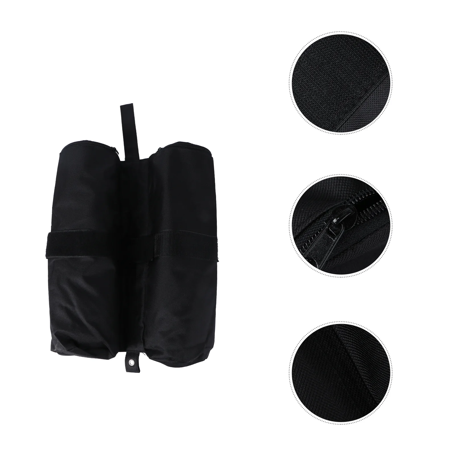 

4pcs 32.5*12*40.5Cm Black Oxford Sandbags For Tent Legs Heavy Duty Canopy Weights Pavilion Tarp Weight Marquee Beach Shelter