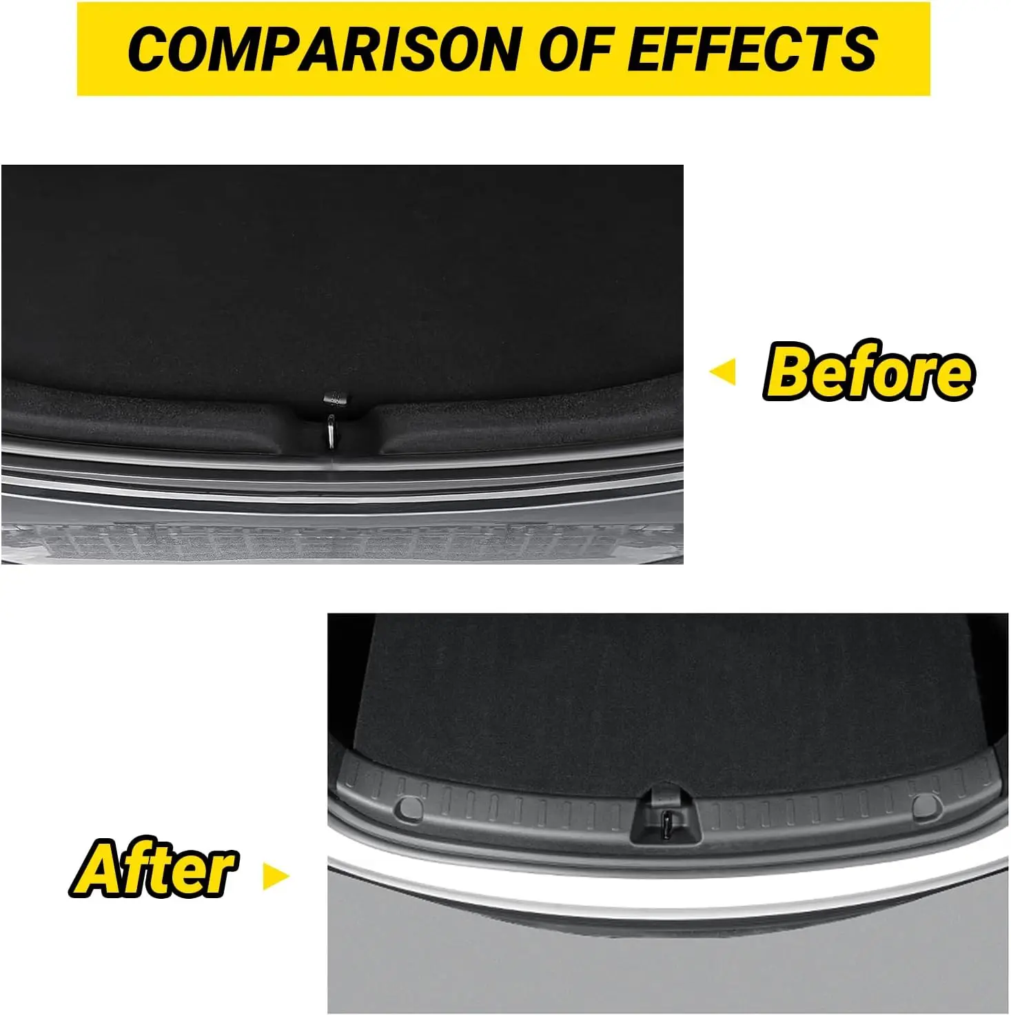 2025 para tesla modelo y juniper pára-choques traseiro guarda anti-risco protetor de soleira da porta traseira do tronco para atualizar acessórios internos