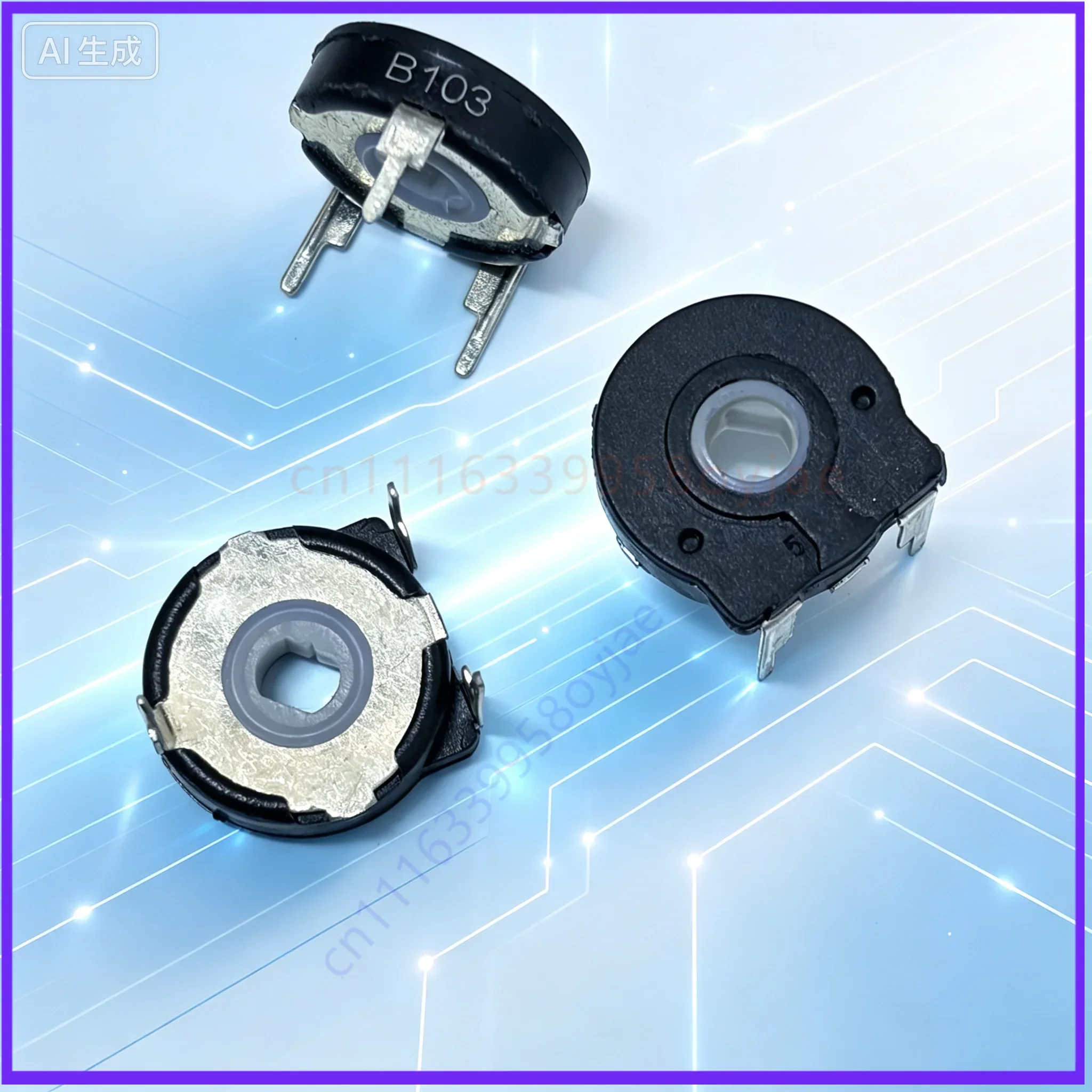 for PT15 Adjustable Resistor,B103 Potentiometer,Wall Boiler Temperature Control Switch,Original Blue & Black  20pcs