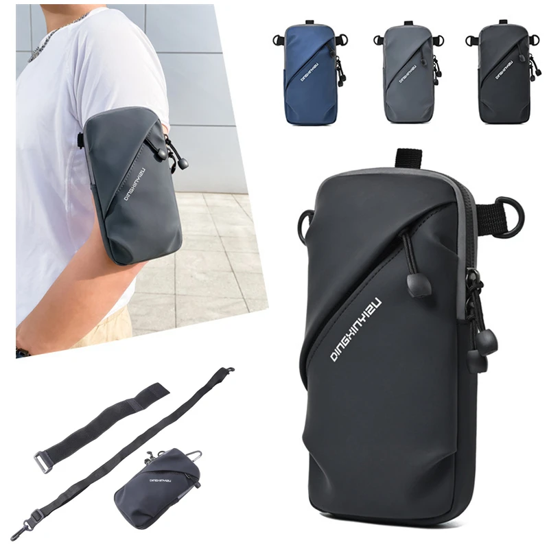 

Outdoor Sports Fitness Running Waterproof Reflective Armband Bag Phone Sport Arm Wrist Pouch Bag Cover Waist Bag Shoulder Bag