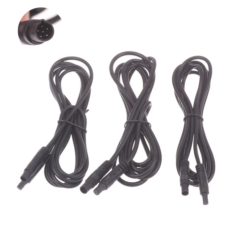 4Pin 5Pin 6Pin Car DVR Camera Extension Cable Male to Female for Taxi Bus Monitoring System