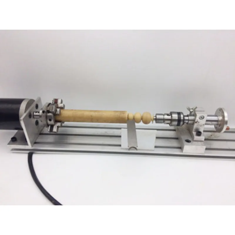Mini woodworking lathe multifunctional bead maker with four-jaw chuck for polishing and DIY crafts