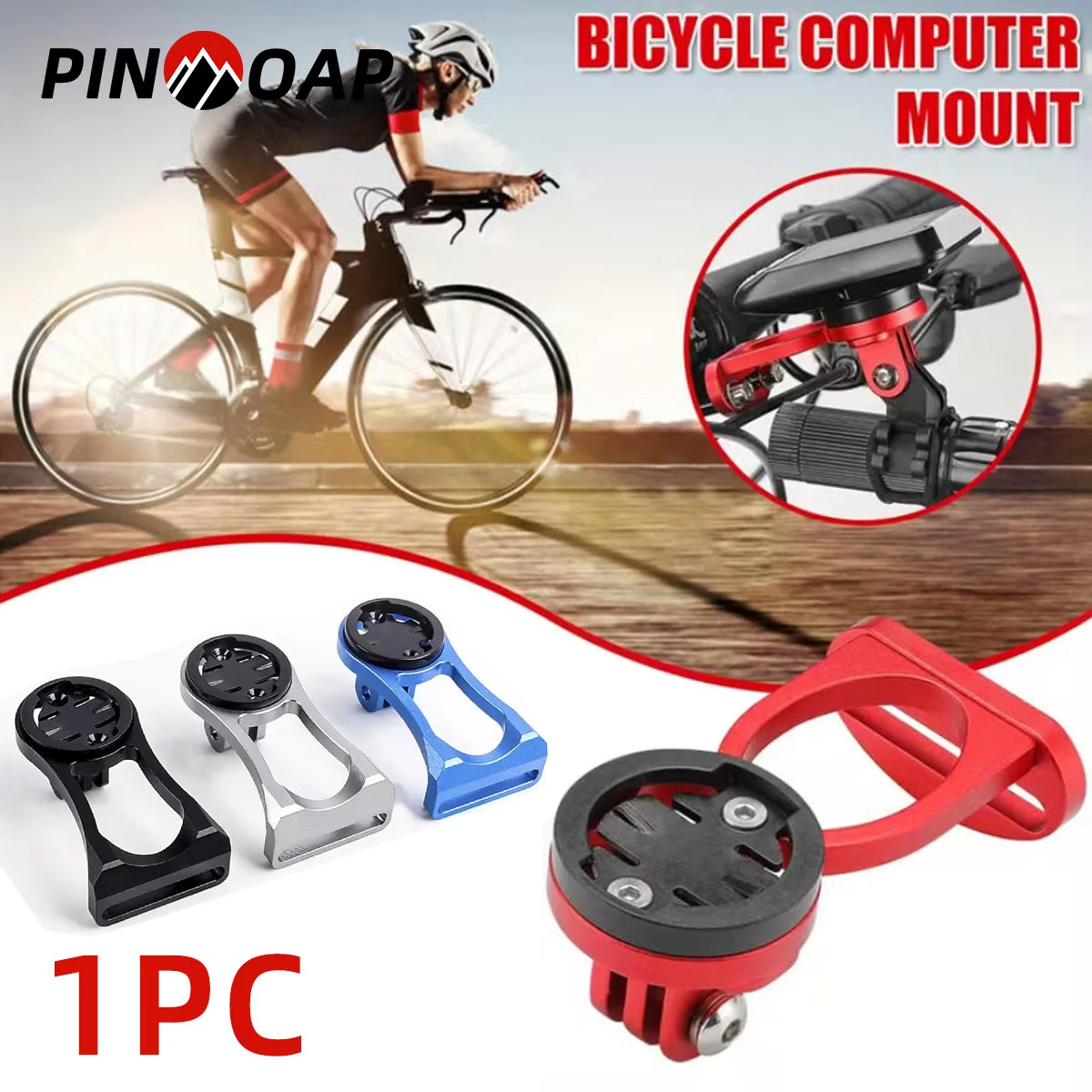 PINMOAP 1PC Code Table Stand Bicycle Fork Extension Stand Adjustable Fixture Suitable For Sports Cameras Lights And Cameras