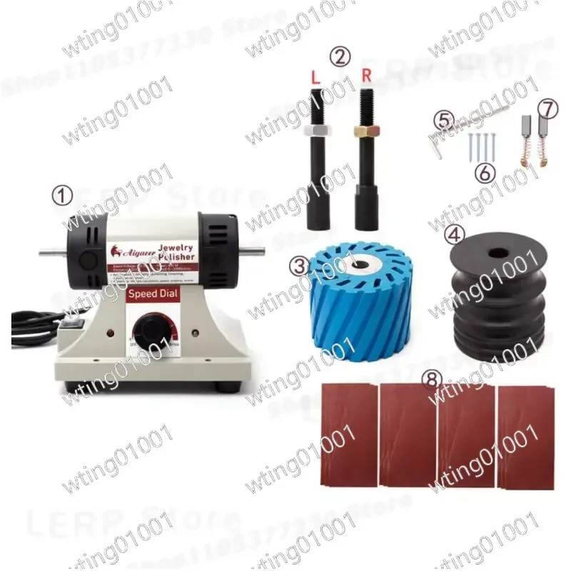for AC 220V Mini Desktop Leather Edge Polishing Machine Manual Sanding Tool for Vegetable Tanned Leather Craft Smoothing