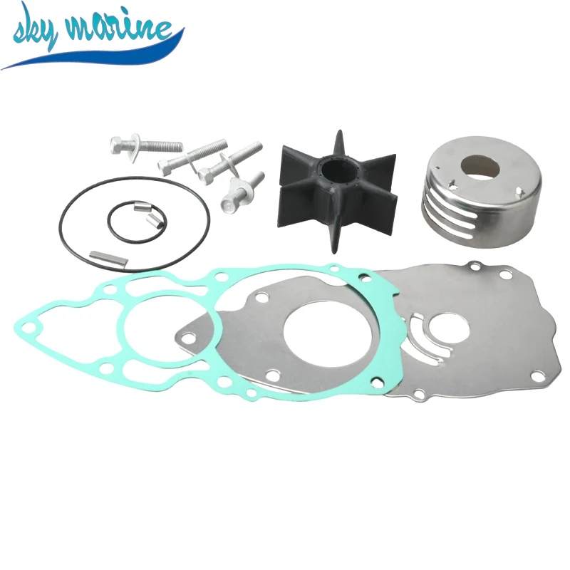 6AW-W0078 Outboard Water Pump Impeller Repair Kit For Yamaha 4 Stroke 300HP 350HP V8 5.3L 6AW-W0078-00-00