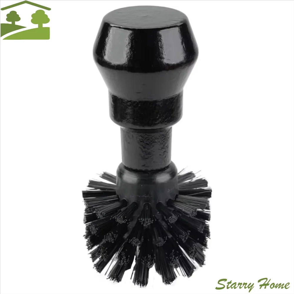 Wooden Handle Coffee Tamper Cleaning Brush Residual Powder Sweep Efficient Coffee Machine Brush Protable Professional